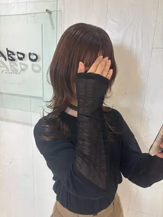 ロング yui🥀/ボブ /ブリーチなしカラーのヘアスタイル