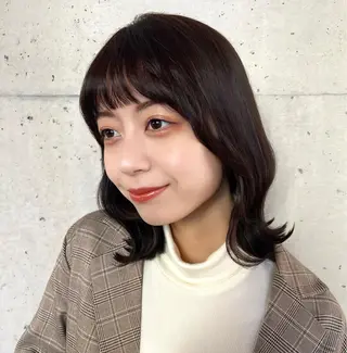 ミディアム 🎧パーソナルケア/ 透明感カラー/ミユのヘアスタイル