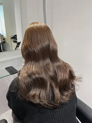 セミロング カラー 🌿透明感赤み消し Keishin🌿のヘアスタイル