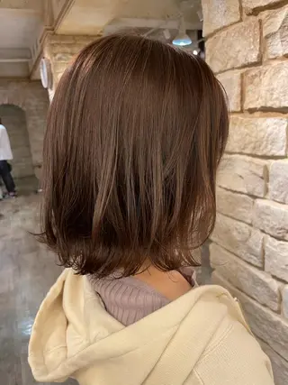 ミディアム 星野 茉由のヘアスタイル