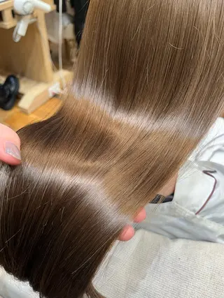 ミディアム 暖色カラー/似合わせ カット/名古屋/辻のヘアスタイル