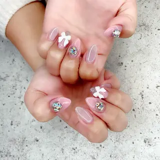 セミロング カラー パーマ ヘアアレンジ メンズ キッズ ネイル マツエク・マツパ アイブロウ Salon Ｋのネイルデザイン