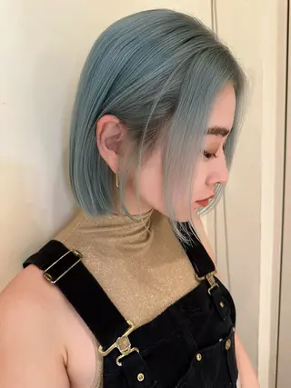 ショート カラー ❤️アヤカ Wカラー ボブ レイヤー❤️のヘアスタイル
