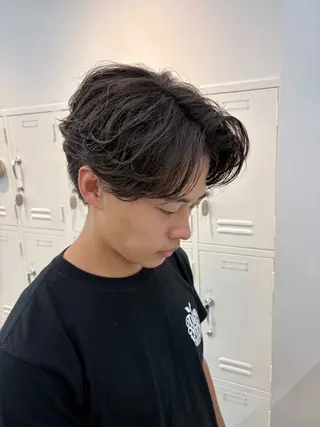 パーマ メンズ 🌀toa/波巻き✨ /メンズパーマ／栄のヘアスタイル