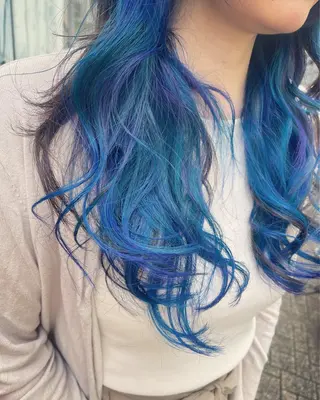 ロング カラー 原宿サロン代表 デザインカラー伊藤卓のヘアスタイル