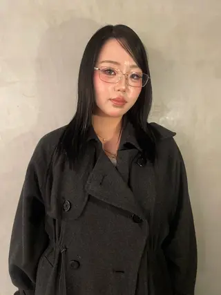 セミロング MEY HAIR所属・🎀海外ヘア/表参道 Satone🎀のヘアスタイル