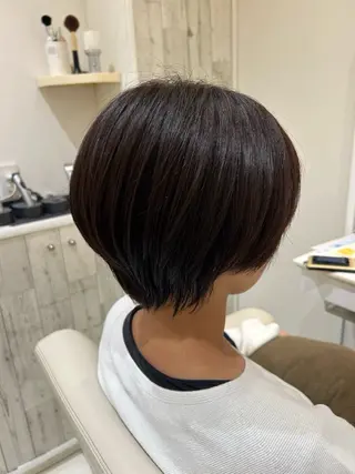 ショート カラー ORANGEPOP 南船橋店所属・富 菜那里のヘアスタイル