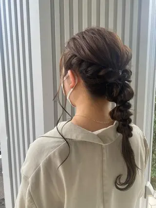 ヘアアレンジ 💚ミヤマ アンナ☘️のヘアスタイル