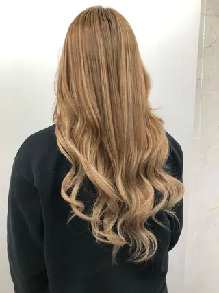 ロング カラー 下妻 カラーエクステ難波のヘアスタイル