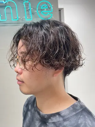ミディアム パーマ特化 龍雅💈のヘアスタイル
