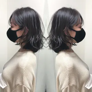 ミディアム カラー ヘアアレンジ branch by suri-ru所属・branch 中原のヘアスタイル