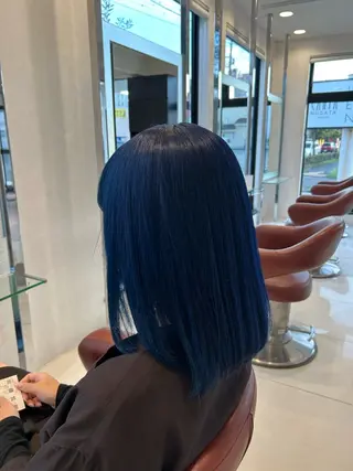 ミディアム 石塚 光流のヘアスタイル