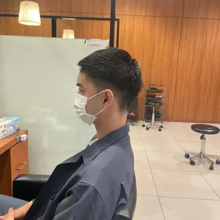 ショート メンズ 髙田 千華 髪質改善ストレートのヘアスタイル