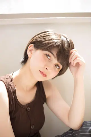 ショート カラー 美容室bird所属・美容室 LA BEAUのヘアスタイル