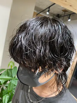 パーマ メンズ メンズブリーチカラー /パーマ ごーた立川のヘアスタイル