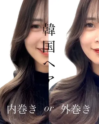 ロング 韓国レイヤー🇰🇷 福澤　和嗣のヘアスタイル