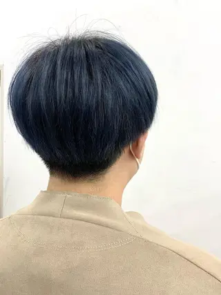 ショート カラー レイヤー ハイトーン 暖色⭐︎KANAKOのヘアスタイル