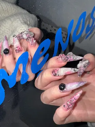 ネイル MITSUKI🪡 海外/個性派/ロングのネイルデザイン