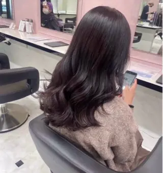 ロング miku/ラベンダー 透明感カラー🪻❤︎のヘアスタイル