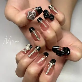 セミロング ネイル マツエク・マツパ apopi's所属・apopis＊ close23:00のネイルデザイン