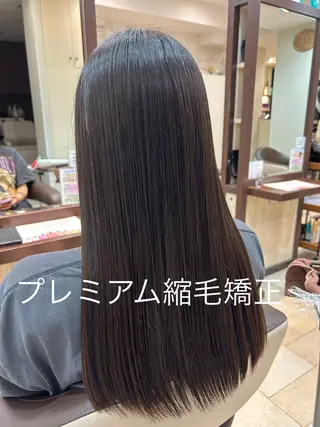 ロング 【髪質改善縮毛矯正✨ /パーマ】  糸満のヘアスタイル