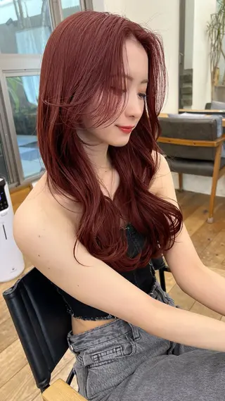 ロング カラー belle   表参道　terrace所属・抜きっぱなしブロンド /ハイトーン/カナタのヘアスタイル