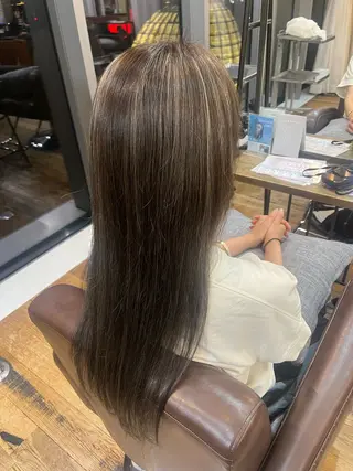 カラー 東茉央/透明感カラー /パーマ🧸銀座のヘアスタイル