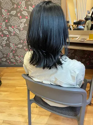 ミディアム カラー ヘアアレンジ 北九州美容室 🕊️わかな✂︎のヘアスタイル