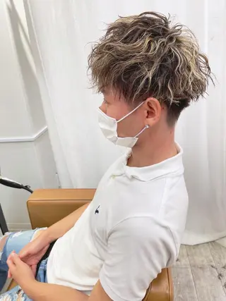 ショート カラー メンズ メンズ専門 Stylist吉川のヘアスタイル