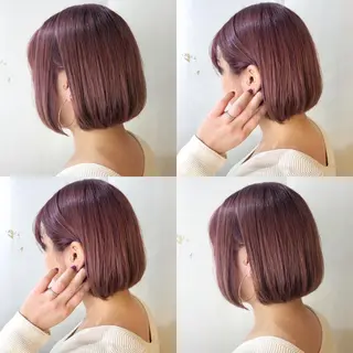 ミディアム ✨韓国風カット/艶髪 カラー✨yumeのヘアスタイル