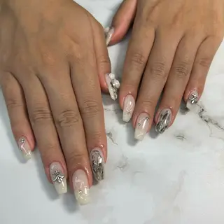 ネイル 韓国/ヌーディー系 ネイル自由が丘のネイルデザイン