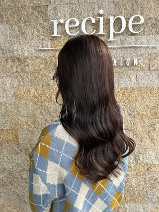 ロング カラー 河野 いずみのヘアスタイル