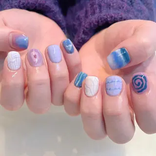 ネイル 新井 ひなののネイルデザイン