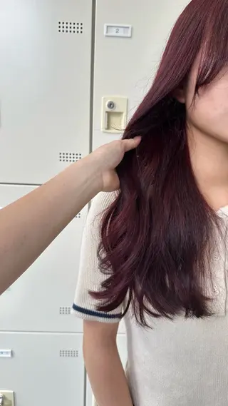 ロング カラー ガーリーstyle ❤︎misaki🏹のヘアスタイル