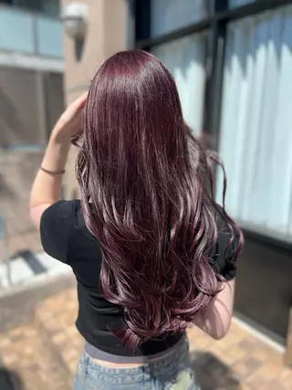 ロング カラー Rooming公津の杜(旧air公津の杜)所属・成田の個室の美容室 大野寿也のヘアスタイル