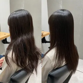 ミディアム 髪質改善ヘアケア 艶髪特化/上田のヘアスタイル