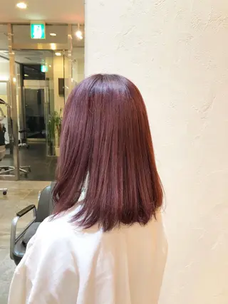 ミディアム キノシタ ナオユキのヘアスタイル