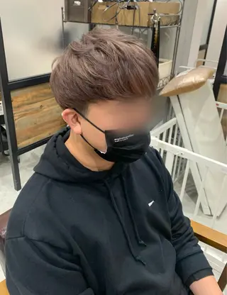 ショート カラー ヘアアレンジ kei/透明感カラー /ベージュ/インナーのヘアスタイル