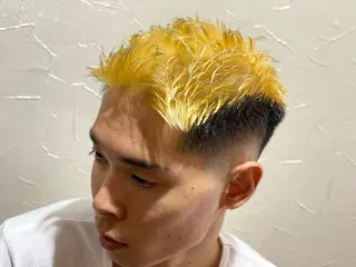 ショート カラー メンズ 浅見 天翔のヘアスタイル