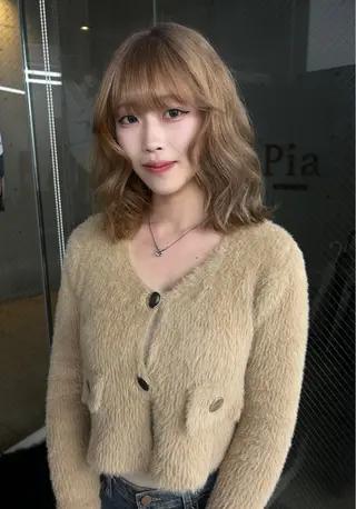 ミディアム レイカ /ハイトーン/ボブ♪のヘアスタイル