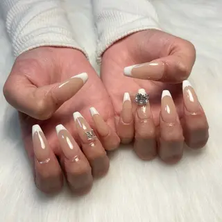 ロング adorable 〈Kurumi〉のネイルデザイン