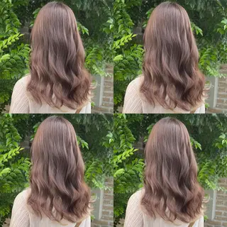 セミロング カラー 大人可愛い透明感🌟 小顔・韓国髪🌟野中のヘアスタイル