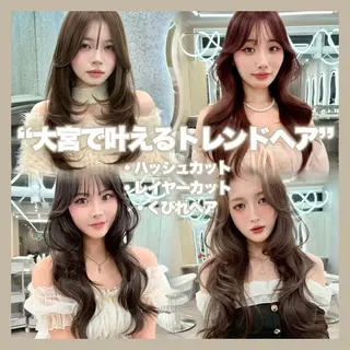 ロング カラー GLROW 大宮のヘアスタイル