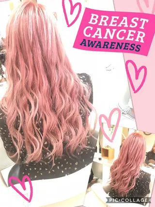 ロング カラー 永島 桜のヘアスタイル