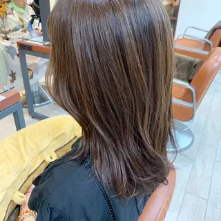 セミロング SALOWIN 銀座一丁目店所属・髪質改善/縮毛矯正 🎀小林 唯 🎀のヘアスタイル