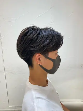 ショート パーマ メンズ メンズ特化型美容師 栗山勇人のヘアスタイル