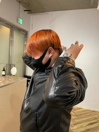 ショート カラー メンズ lani hair salon所属・SHOTO ハイトー ン/デザインカラーのヘアスタイル