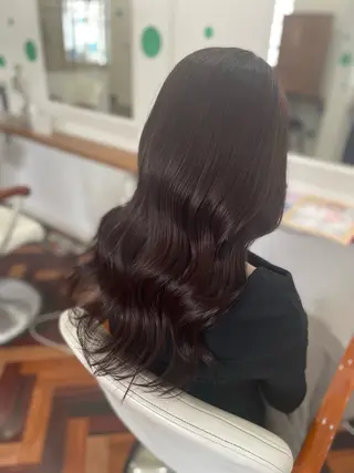 ロング カラー mopa所属・mopa_kaede 暖色カラー/ロングのヘアスタイル