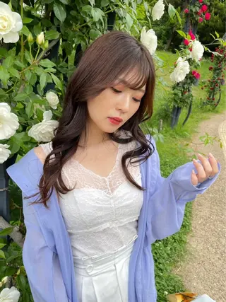 ロング カラー 西田辺/ タカスナオヤのヘアスタイル