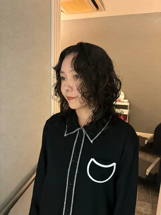 ミディアム shoko/ 海外ガール風パーマのヘアスタイル